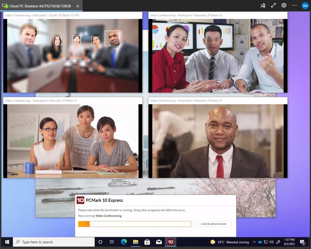 PCMARK10 Video testing