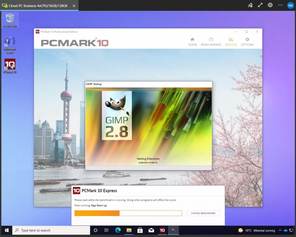 PCMARK10 Graphics test