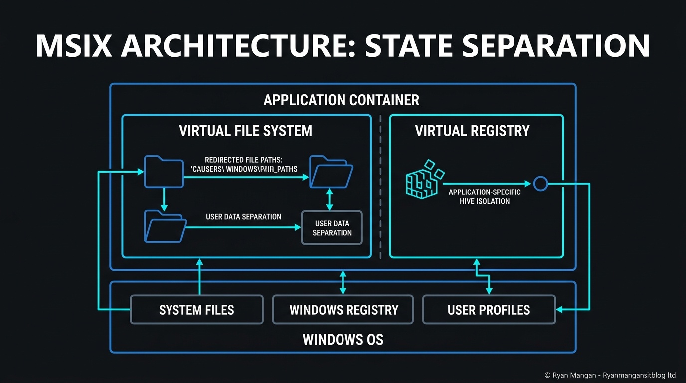MSIX architecture diagram.