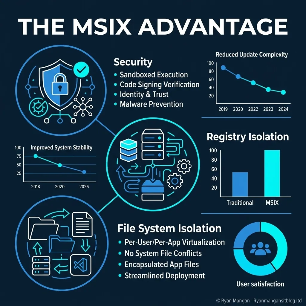 MSIX value infographic.