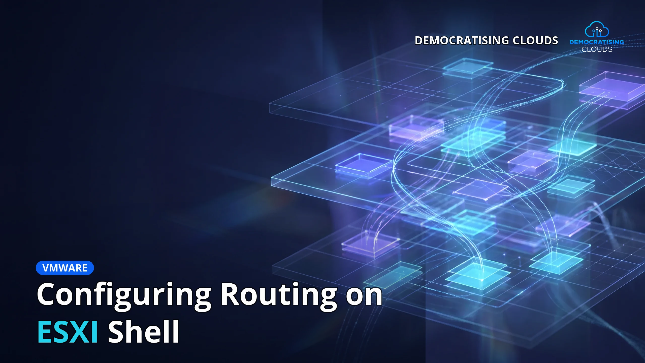 Configuring Routing on ESXI Shell