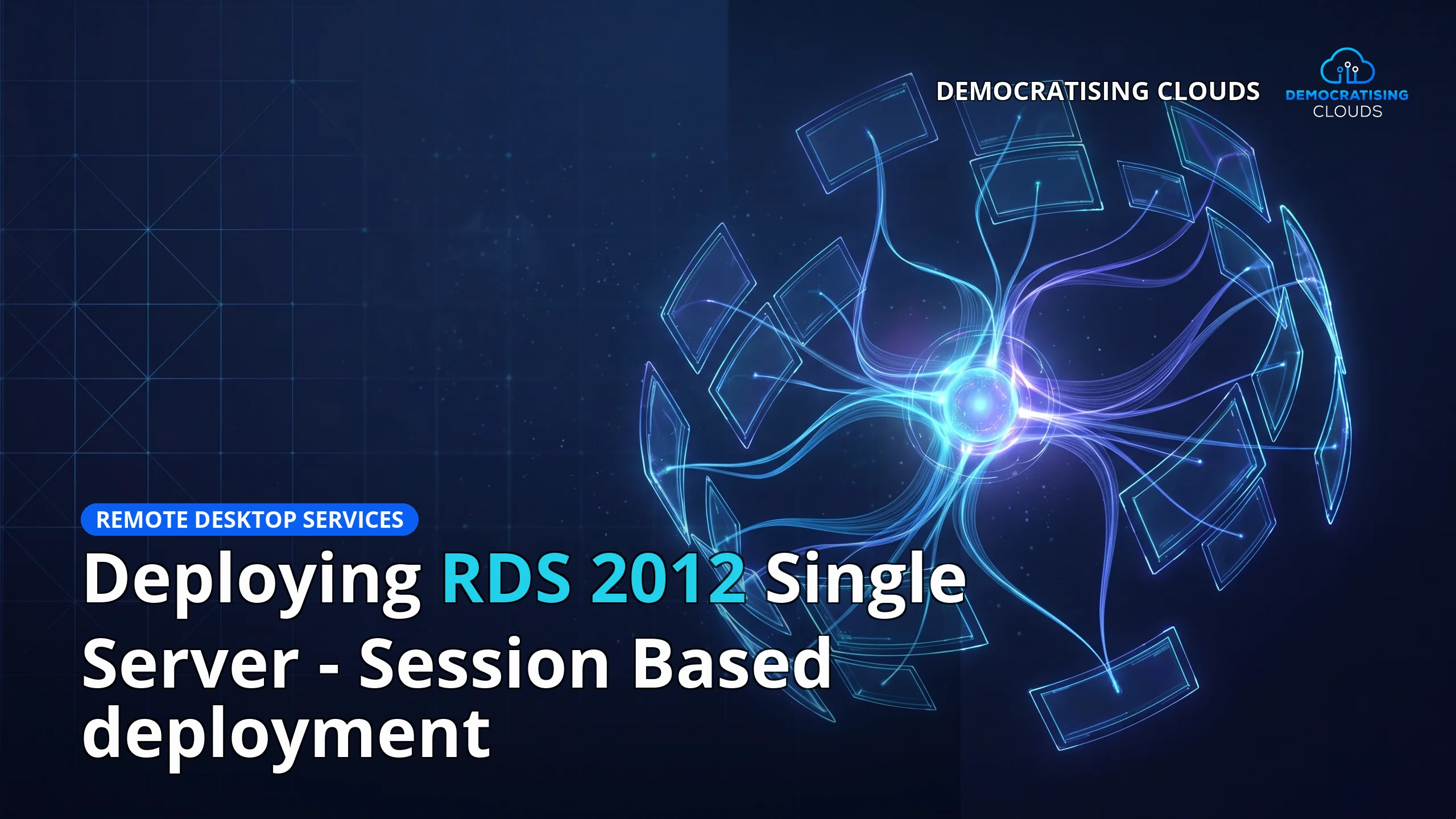 Deploying RDS 2012 Single Server - Session Based deployment