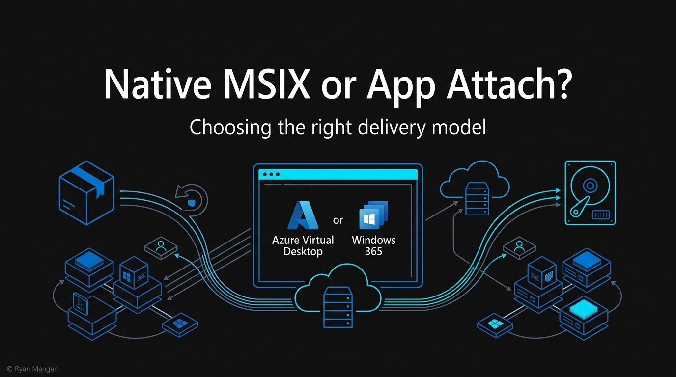 Native MSIX or App Attach: Choosing the Right Delivery Model for AVD and Windows 365