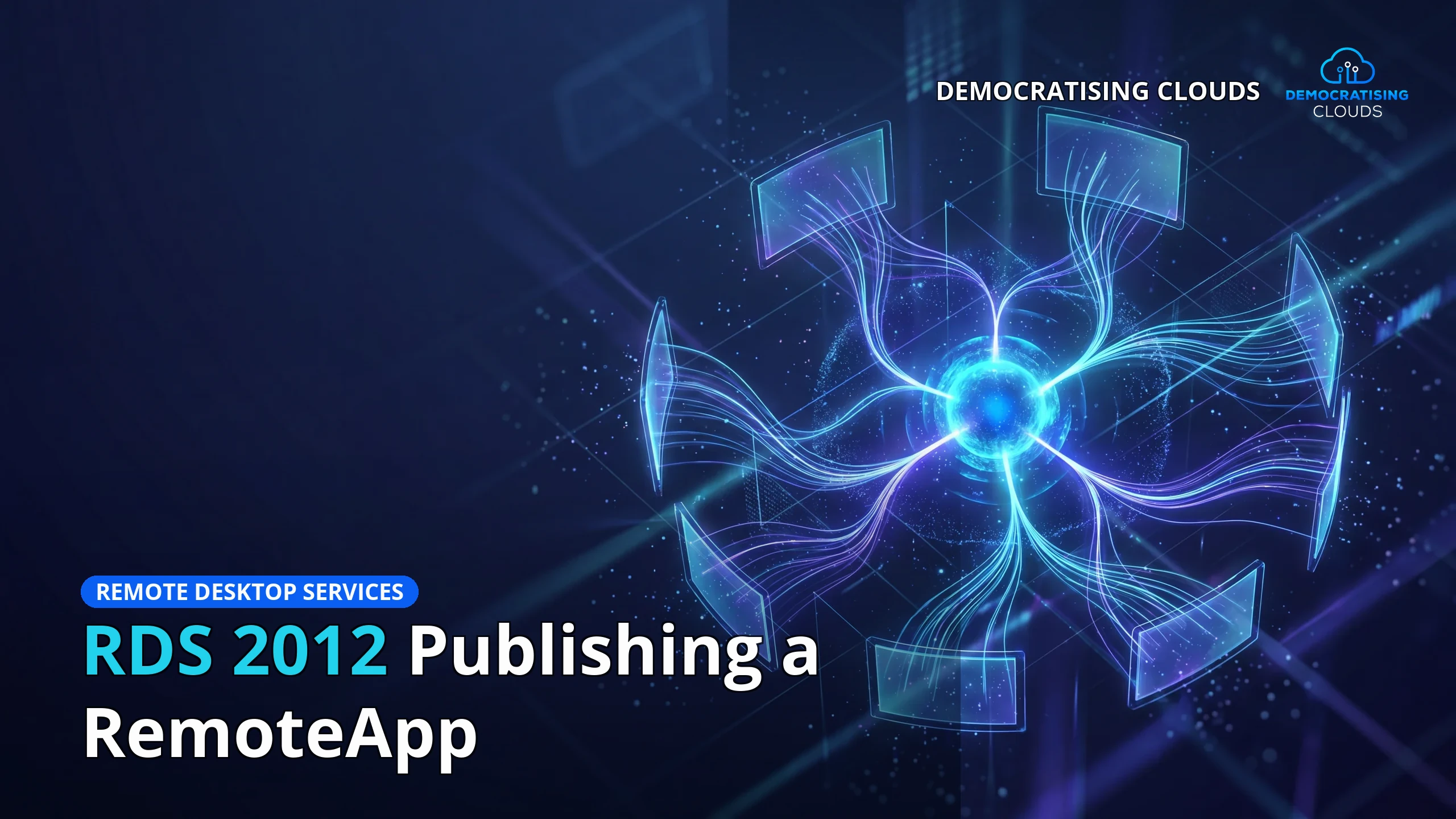RDS 2012 Publishing a RemoteApp