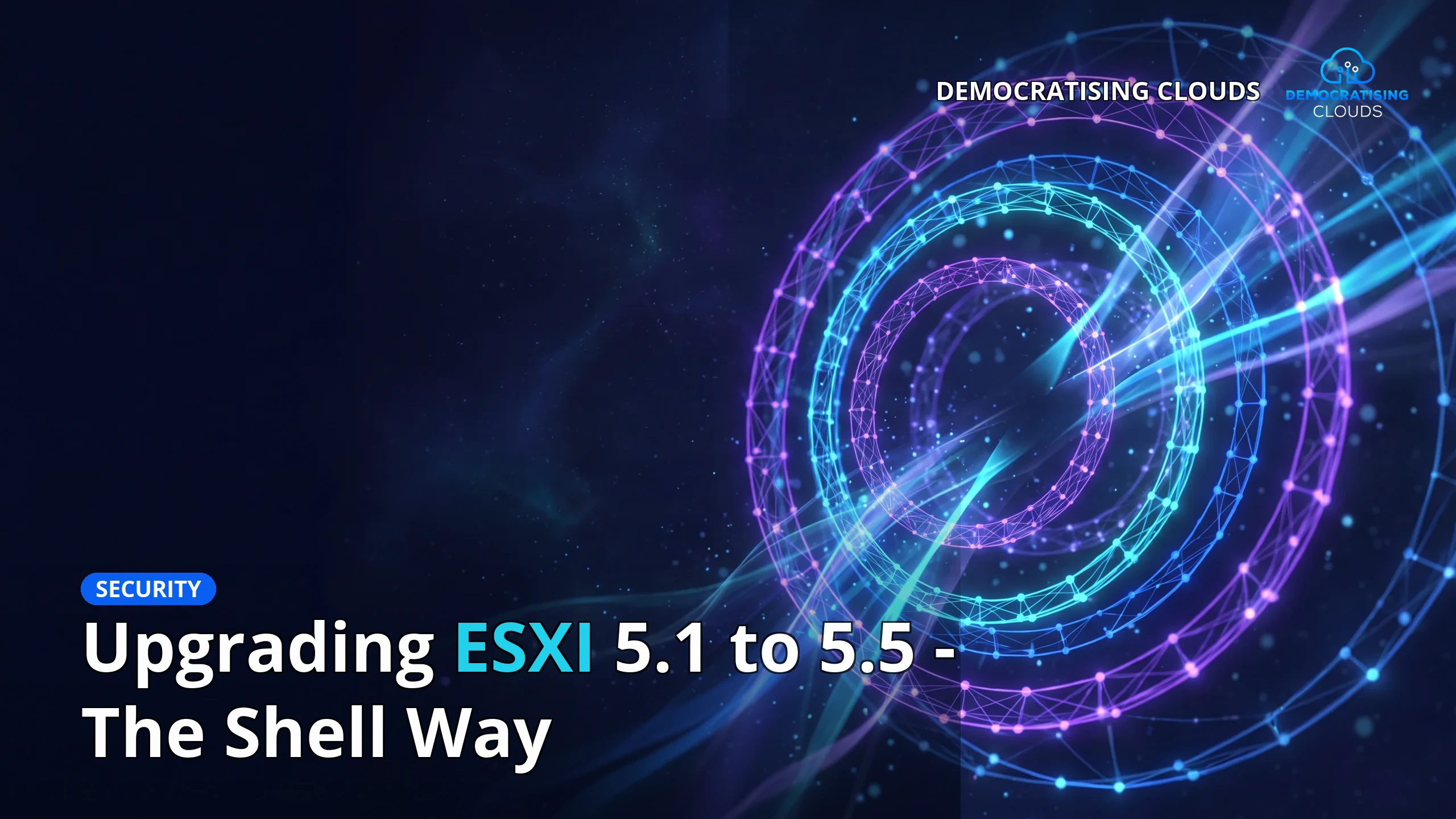 Upgrading ESXI 5.1 to 5.5 - The Shell Way