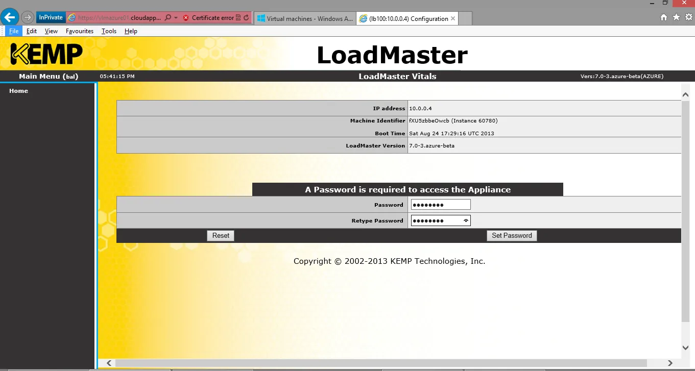 Basic Configuration of the Azure VLM (screenshot 5)