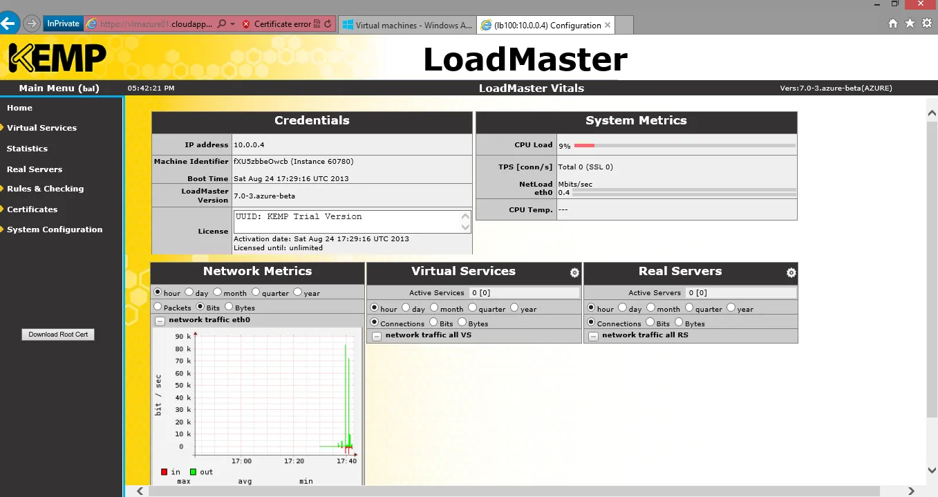 Basic Configuration of the Azure VLM (screenshot 6)