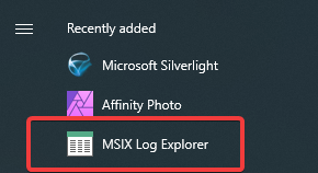 MSIX Log Explorer icon